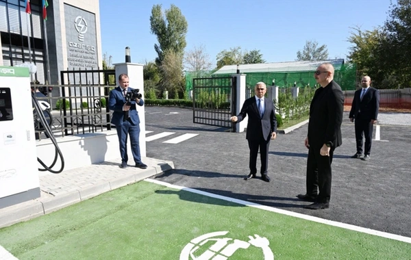 Президент принял участие в открытии Центра цифрового управления Зангиланской электрической сети