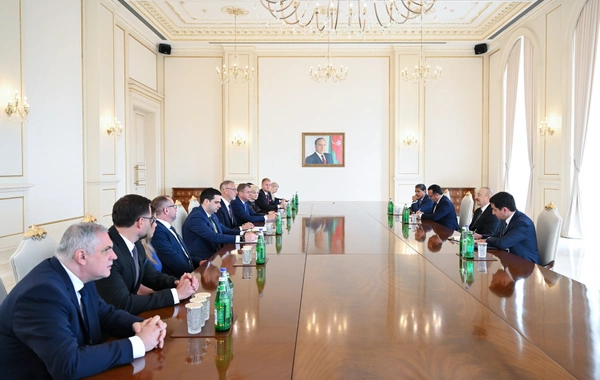 President Ilham Aliyev received a delegation headed by the Chairman of the National Council of Slovakia