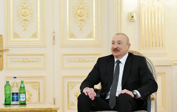 Prezident İlham Əliyev Serbiya Prezidenti ilə görüşüb