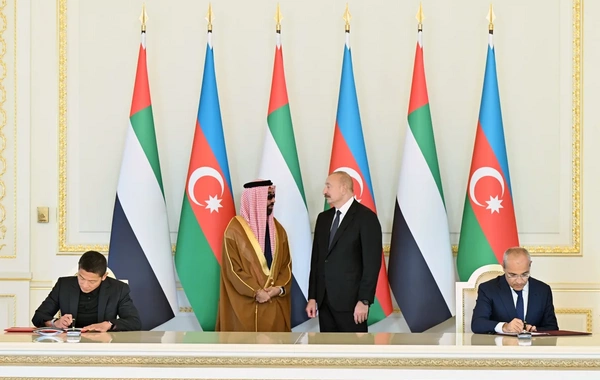 İlham Əliyev Birləşmiş Ərəb Əmirliklərinin milli təhlükəsizlik müşavirini qəbul edib