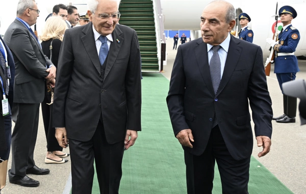 İtaliya Prezidenti Azərbaycana rəsmi səfərə gəlib