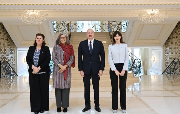 Ilham Aliyev received the executive director of the UN Human Settlements Program