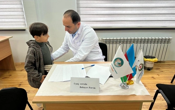 Ağdamın balaca sakinləri həkim müayinəsindən keçdilər