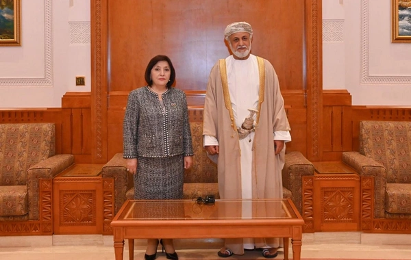 Sahibə Qafarova Oman Sultanlığı Dövlət Şurasının sədri ilə görüşüb