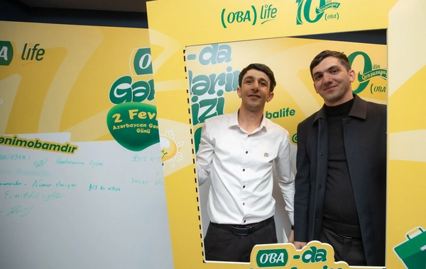 OBA "OBA-da gənclərin izi" ilə 10 illik  tədbirlər planına start verdi