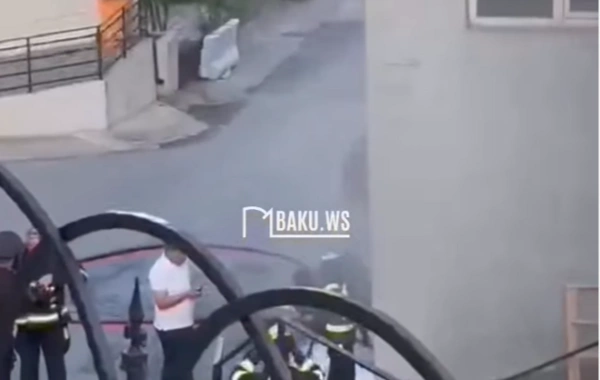 Bakıda obyektdə yanğın başlayıb