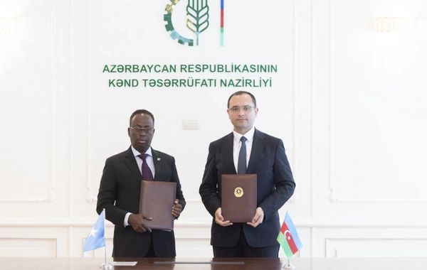 Azərbaycan və Somali aqrar əməkdaşlığa dair Anlaşma Memorandumu imzalayıb