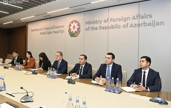 Ceyhun Bayramov Ermənistanla sülh sazişi üzrə aparılan proses barədə ABŞ rəsmisini məlumatlandırıb