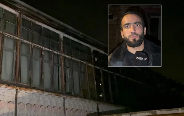 Сильный пожар в жилом доме в Шамахы: Все мои деньги сгорели