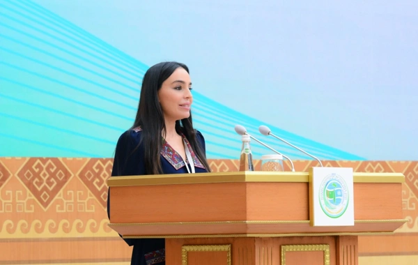 Leyla Əliyeva Türkmənistanda beynəlxalq konfransda iştirak edib