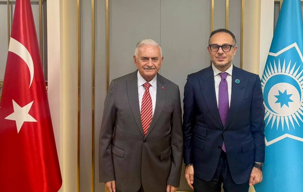 TÜRKPA Baş katibi TDT Ağsaqqallar Şurasının sədri Binali Yıldırım ilə görüşüb