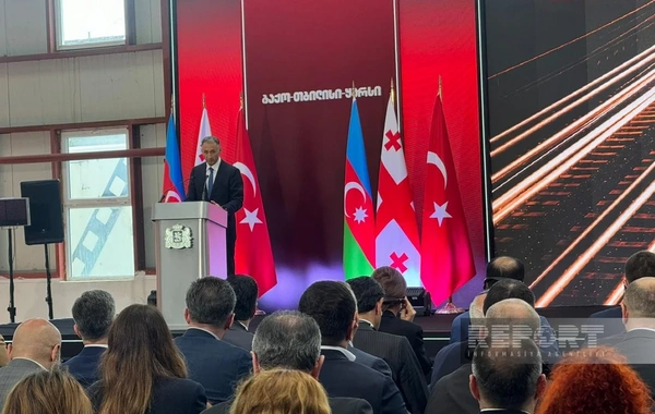 BTQ dəmir yolu xəttinin modernləşdirilmədən sonra rəsmi açılışı keçirilib