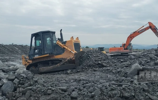 Oğuzdan axan çaylarda sel və daşqınlara qarşı mübarizə tədbirləri görülür