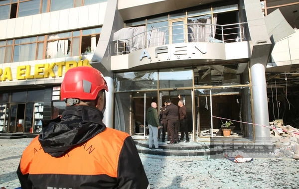 Bakıda obyektdə güclü PARTLAYIŞ - 7 nəfər xilas edilib, yaralılar var