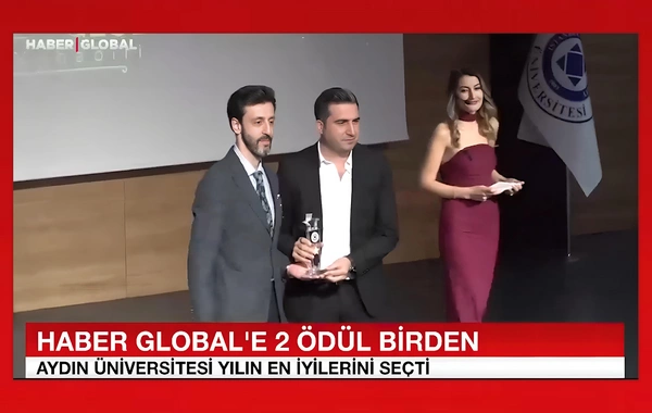 İlin ən yaxşı xəbər kanalı - Haber Global iki mükafat qazandı