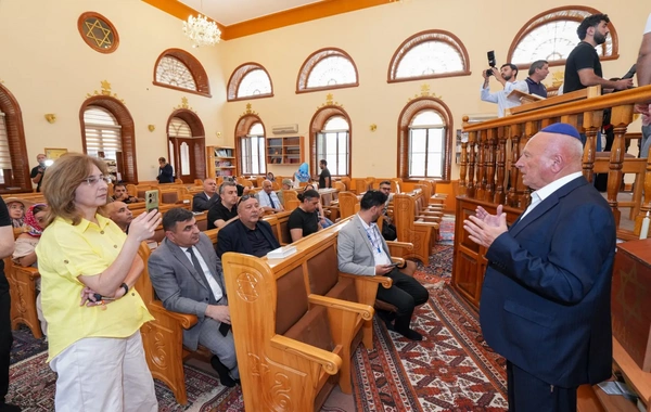 Dini mövzuların mediada təqdimatı ilə bağlı konfransın iştirakçıları Qubadakı ibadətgahlarda olublar