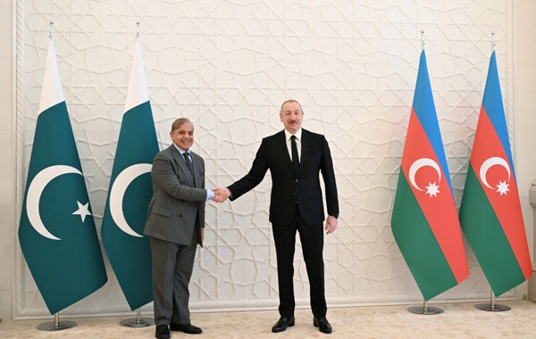 Pakistanın Baş naziri Məhəmməd Şahbaz Şərifin rəsmi qarşılanma mərasimi olub