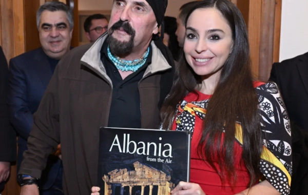 Leyla və Arzu Əliyevalar Tiranada MAMA "Ana təbiət" beynəlxalq incəsənət sərgisinin açılışına qatılıblar