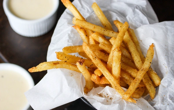 # How to Reduce the Fat Content of French Fries Without Sacrificing TasteThere are several effective methods:## Cooking Techniques- **Double frying**: first fry at a lower temperature (130–140°C), then at a higher one (180–190°C) — this creates a crust th