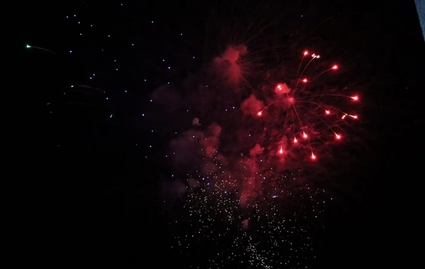 Xankəndidə Zəfər atəşfəşanlığı