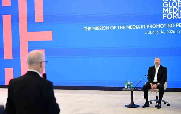 Qazaxıstan mediası Prezident İlham Əliyevin IV Şuşa Qlobal Media Forumundakı çıxışından yazır