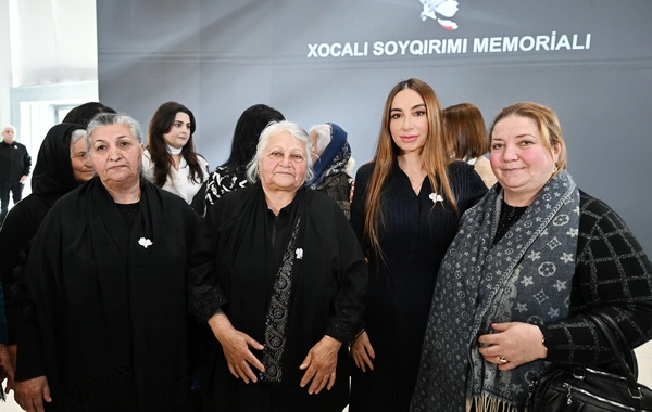 Prezident İlham Əliyev Xocalı Soyqırımı Memorialının açılışında iştirak edib