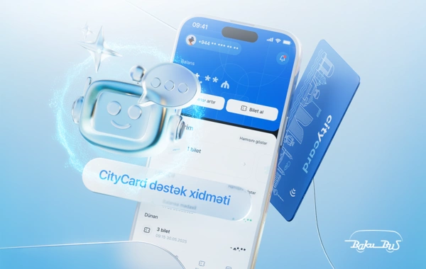 Gəncə şəhərində CityCard ödəniş sistemində süni intellekt əsaslı dəstək xidməti istifadəyə verilib