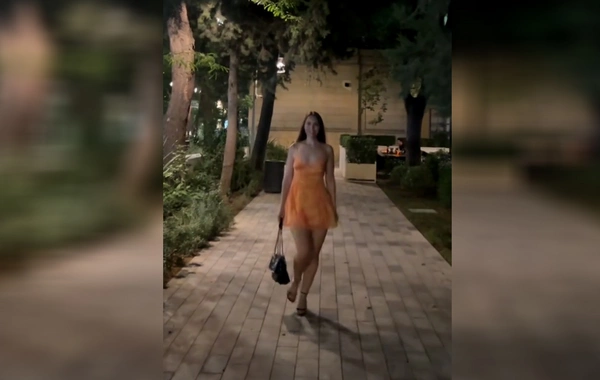 The video of blogger Kristina's dance in Baku went viral