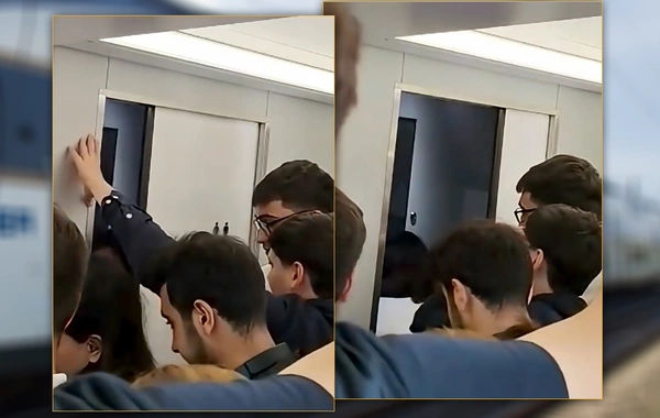 Sumqayıt-Bakı qatarında sıxlıq: Sərnişinlər ayaqyolunda dayanmalı olublar