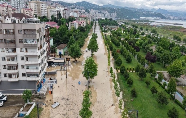 Trabzonu sel basıb, bir nəfər itkin düşüb