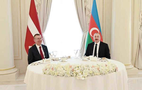 В честь президента Латвии дан официальный ланч