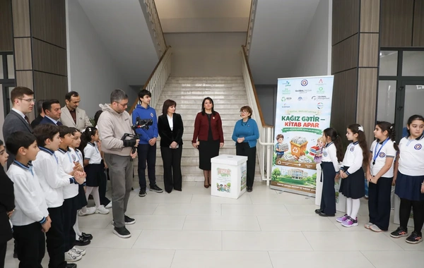 "Kağız gətir - kitab apar" sosial-ekoloji layihəsinə start verildi