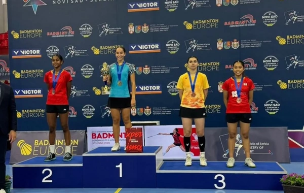 Azərbaycan badmintonçusu Leyla Camalzadə Serbiyada bürünc medal qazanıb