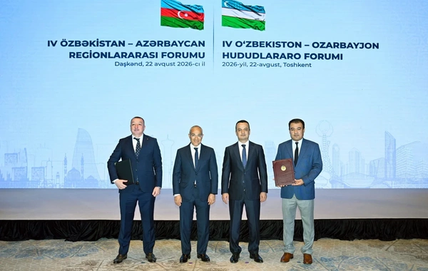 Özbəkistanla Azərbaycan arasında 5 sahədə əməkdaşlığı əhatə edən sənədlər imzalanıb