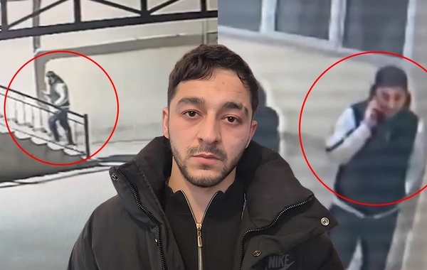 Eyni binadan ikinci dəfə oğurluq etdi: Cinayət anı kameraya düşdü