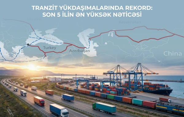 Azərbaycanda tranzit daşımaları son 5 ilin rekord səviyyəsinə çatıb
