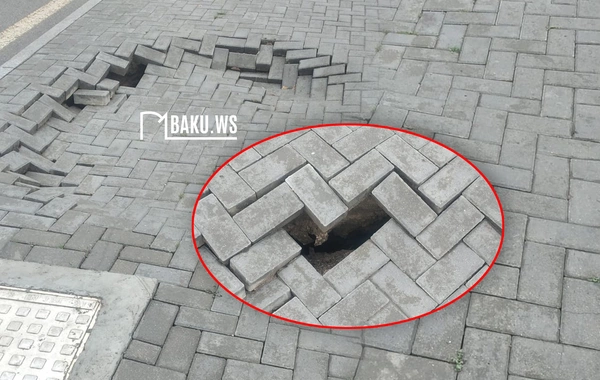 Mərkəzi Parkda piyadalar üçün TƏHLÜKƏLİ VƏZİYYƏT