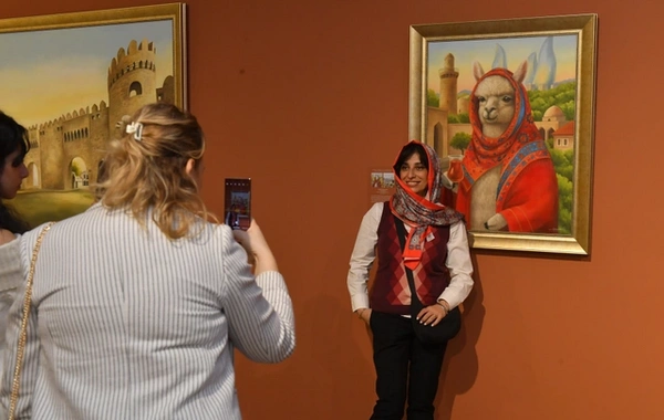 Heydər Əliyev Mərkəzində "And və Qafqaz dağları arasında təxəyyül dünyası" sərgisinin açılışı olub