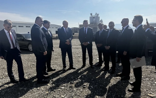 Belarus parlamentinin sədri Ağdamda aqroşəhərciyin tikintisinin gedişatı ilə tanış olub