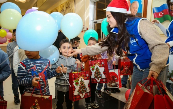 Leyla Əliyevanın təşəbbüsü ilə bir sıra uşaq müəssisələrində Yeni il tədbiri keçirilib