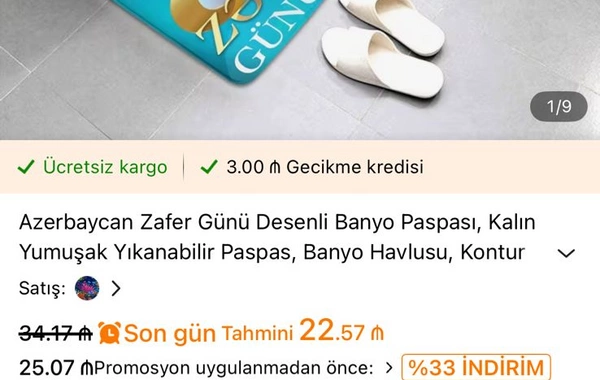 "Temu"da Zəfər Günümüzlə bağlı QALMAQALLI MƏHSULLAR - Görün nə satırlar...