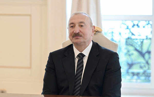 Президент Ильхам Алиев принял делегацию во главе с председателем парламента Турции
