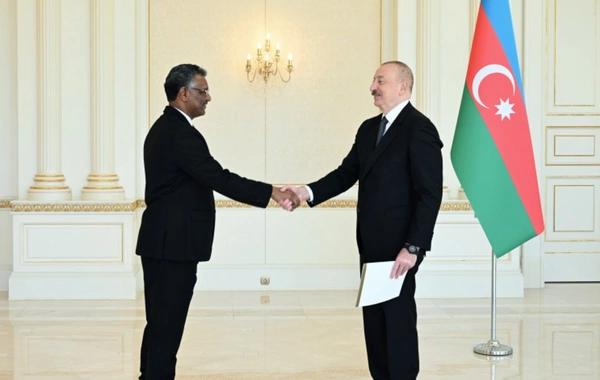 İlham Əliyev Sudanın yeni təyin olunmuş səfirinin etimadnaməsini qəbul edib
