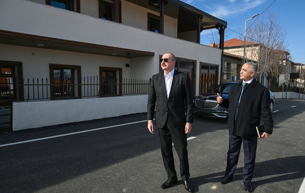 Prezident İlham Əliyev Xankəndinin Kərkicahan qəsəbəsində olub