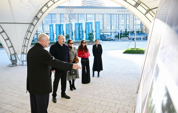 Prezident İlham Əliyev "Bakı Ağ Şəhər"də olub