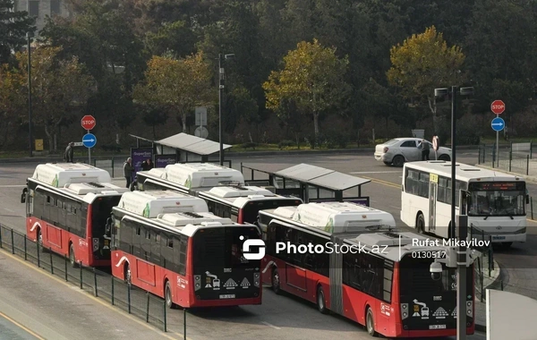 Bakıda bu avtobusların hərəkət istiqaməti müvəqqəti dəyişdirilir