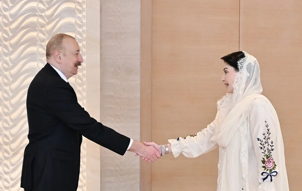 İlham Əliyev Pakistanın Pəncab əyalətinin Baş nazirini qəbul edib