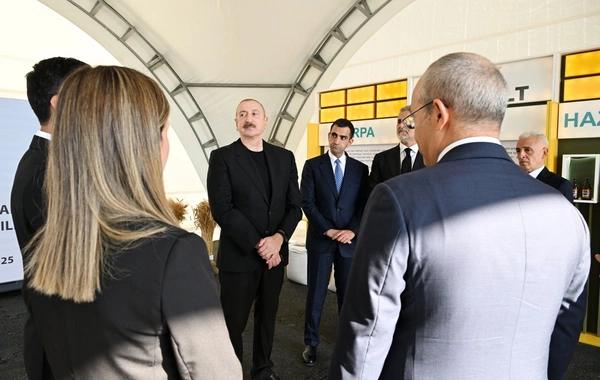 İlham Əliyev İmişlidə "Promalt" MMC-nin arpa emalı müəssisəsinin açılışını edib İlham Əliyev İmişlidə "Promalt" MMC-nin arpa emalı müəssisəsinin açılışını edib