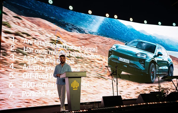 Yeni Porsche Cayenne Electric Azərbaycanda təqdim olundu