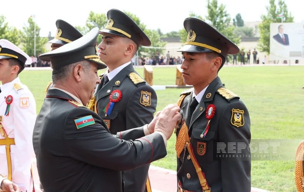 Heydər Əliyev adına Hərbi İnstitutda buraxılış mərasimi keçirilib